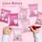 4E's Novelty Heart Marshmallows (24 Packets), Heart Shaped Marshmallows Mini Individually Wrapped Valentines Candy Bulk for Kids Classroom Exchange, Fun Valentine Marshmallow Hearts & Party Favors